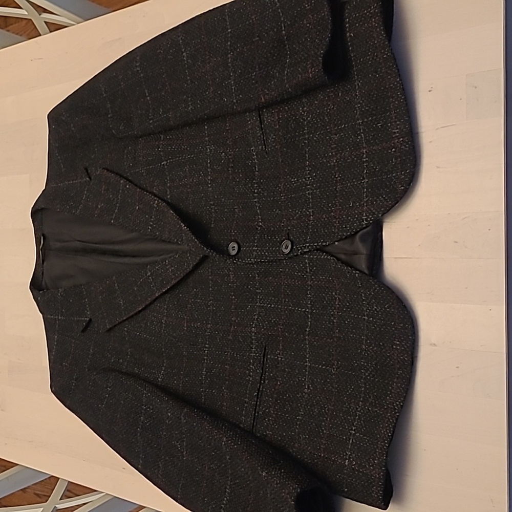 LIKE NEW 70s NINO CERRUTI 100% Woolmarked Vintage Blazer ACTWU Label